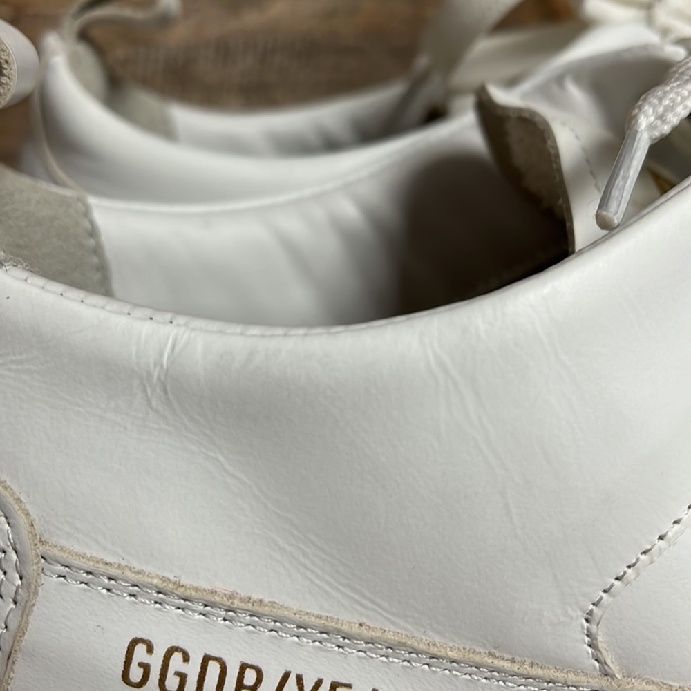 Golden Goose Yeah White Leather Sneakers Size EU 42 EUC - Picture 4 of 15